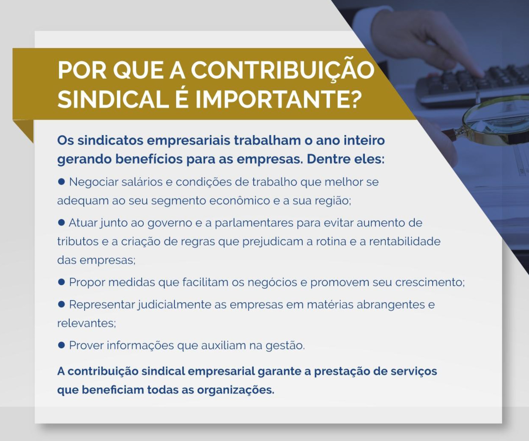 CONTRIBUIÇÃO SINDICAL